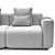 Modern and Chic Develius Sofa 3D model small image 3