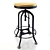 Classic Toledo Bar Stool 3D model small image 1