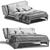 Modern Italian Bed: Lennox by Agnoletto 3D model small image 3