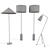 GUBI Floor Lamps: Elegant Illumination 3D model small image 2