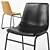 Faux Leather Dining Chair Set 3D model small image 3