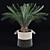 Tropical Palms in Baskets 3D model small image 2