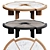Cassina 529 Rio Coffee Table: Sleek Modern Design 3D model small image 1