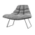 Comfort Haven Lounge Chair 3D model small image 1