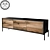 Modern Frank TV Stand - WoodCraftStudio 3D model small image 2