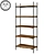 Frank Rustic Wood and Metal Shelving 3D model small image 1