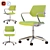 Steelcase Qivi Office Chair Set2 3D model small image 1