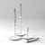 Sleek FULLTALIG Candlestick & Elegant JUBLA Candle 3D model small image 2