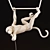 Whimsical Monkey Lamp Swing 3D model small image 3