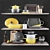 Elegant Kitchen Ensemble: Obj & 3DS Max Files 3D model small image 1