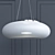 Modern Bianco Pendant Light 3D model small image 1