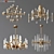 Elegant Ceiling Light Collection for Sophisticated Spaces 3D model small image 1