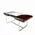 Elegant Shanghai Desk: Ziricotte Wood, Leather Top & Silver Patined Leg 3D model small image 1