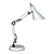 Minimalist White Office Table Lamp 3D model small image 2