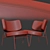 Modern Coco Lounge Chair - Ultimate Comfort & Style 3D model small image 2