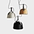 Nordic Leather Pendant Lamp 3D model small image 1