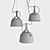 Nordic Leather Pendant Lamp 3D model small image 3