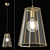 Modern Brass Genni Lightstar Chandelier 3D model small image 2