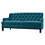 Elegant Janvey Sofa 3D model small image 1