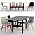 Modern Elegance: Novamobili Natt Chair & Torii Table 3D model small image 1