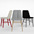 Modern Elegance: Novamobili Natt Chair & Torii Table 3D model small image 2