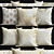 Luxury Throw Pillows: Elegant Home Décor 3D model small image 1