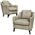 Cozy Cielo Armchair: Brabbu's Elegant Creation 3D model small image 1