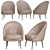 Elegant Malay Armchair - Brabbu 3D model small image 1