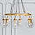 Rustic Brass Nostalgia Chandelier 3D model small image 1