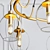 Rustic Brass Nostalgia Chandelier 3D model small image 2
