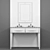 Modern Bathroom Furniture Set 3D model small image 3