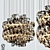 Aura Fumo Chandelier: Elegant Illumination 3D model small image 1