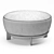 Alberta Bliss Pouf: Stylish Comfort for Your Home 3D model small image 3