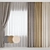 Versatile Mid-Poly Curtains 3D model small image 1