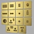 Title: Golden Brushed Steel Switches 3D model small image 2