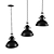 Vintage Loft Pendant Light 3D model small image 1