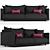 Stylish Novamobili Mac Sofa 3D model small image 1