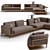 Redefining Modern Comfort: ROLF BENZ ADDIT Sofa 3D model small image 1