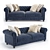 Patterson III Sofa: Sleek and Stylish Seating 3D model small image 1
