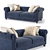 Patterson III Sofa: Sleek and Stylish Seating 3D model small image 2