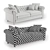 Patterson III Sofa: Sleek and Stylish Seating 3D model small image 3