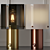 Elegant Brass and Opal Glass Table Lamp 3D model small image 2