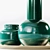 Versatile Decorative Vase Set 3D model small image 2
