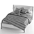 Amber Queen Bed by Carbon Loft 3D model small image 3