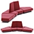Versatile Rhyme Modular Seating 3D model small image 1
