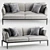 Speedy Flex Modular Sofa 3D model small image 1