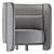 Modern Adrenalina BIGALA Armchair 3D model small image 3