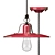 Ferroluce Country c1442 Pendant Light 3D model small image 1