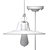 Ferroluce Country c1442 Pendant Light 3D model small image 2