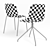 Elegant Dent Chair: Stunning Design 3D model small image 2